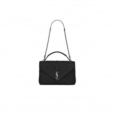 YSL COLLEGE LARGE IN QUILTED LEATHER 600278BRM041000 (32*20*8.5cm)
